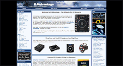 Desktop Screenshot of djadvantage.com